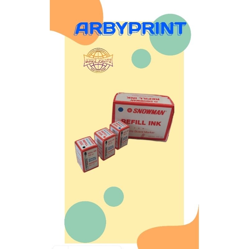 

REFIL / ISI TINTA SNOWMEN WHITE BOARD ( PCS)