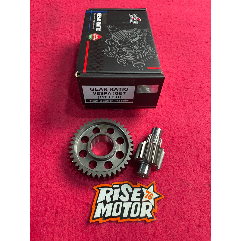 GEAR RATIO MOTO 1 VESPA IGET 15 39