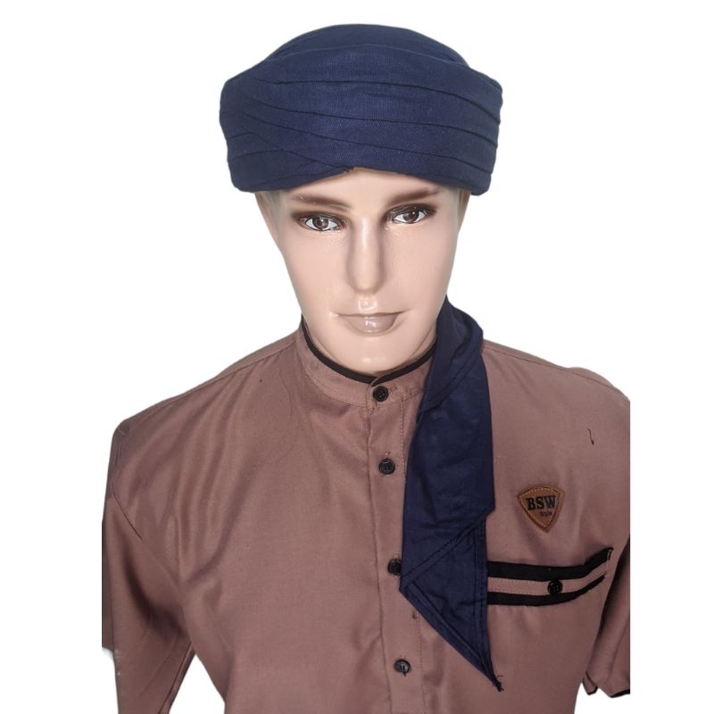 imamah praktis permanen siap pakai medium quality praktis permanen warna hijau-  habib -  habaib pra