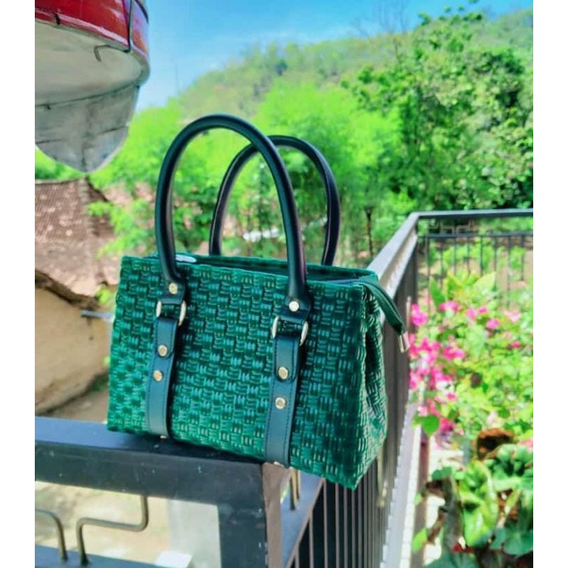 Tas Anyaman Plastik Totebag Anyaman Tas Anyaman Jali Premium