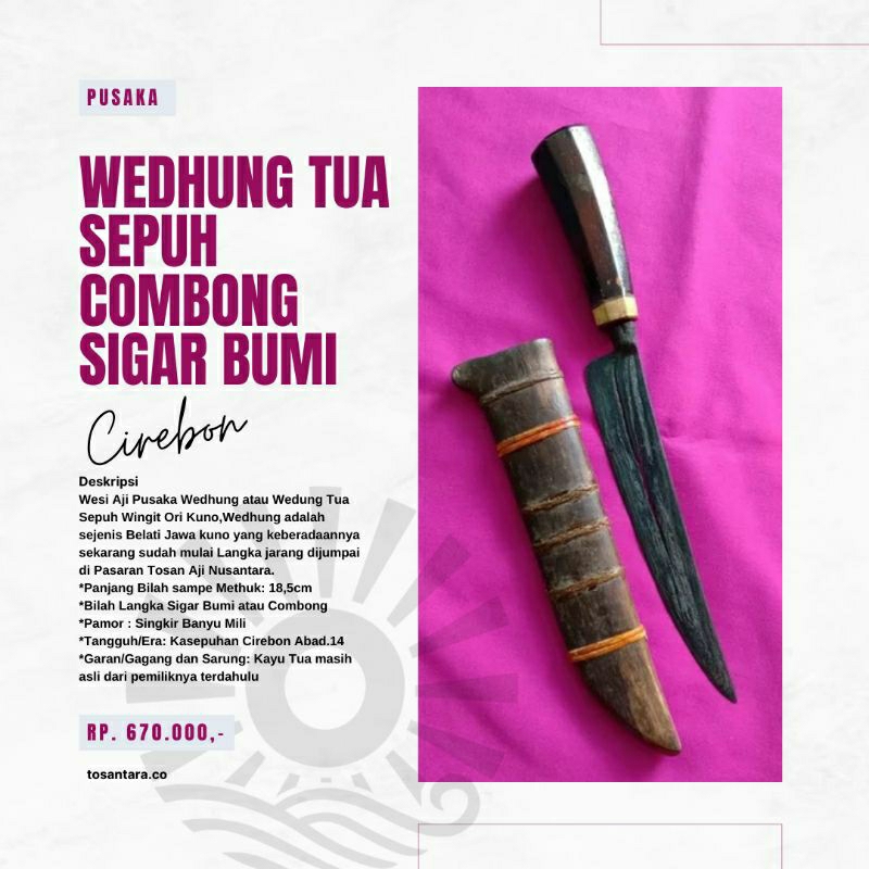 ORI asli Wedhung Wedung Pangot Pangat Pisau Belati Tua Kuno Sepuh Antik Tua Lawas Langka Jadul