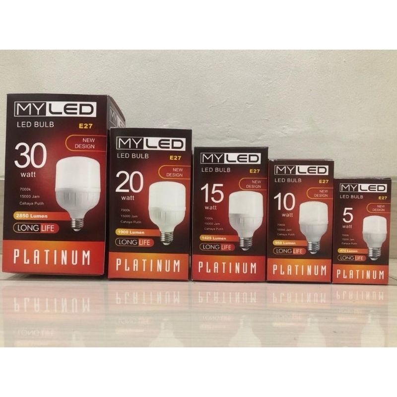 LAMPU LED / BOHLAM LED MYLED PAKET 10PCS 15W