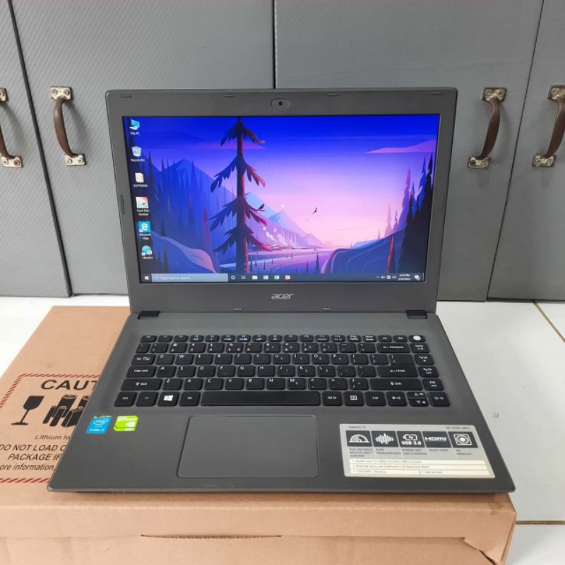 Laptop Acer Aspire E5-473G Cor i3-500UU Doble vga Nvdia Geforce 920MX 2GB Ram 4GB HDD 500GB Gaming