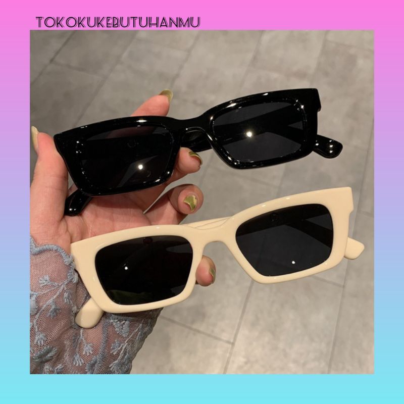 kacamata retro kacamata sunglasses kacamata Korean wanita pria kacamata hitam kacamata Jennie blackpink