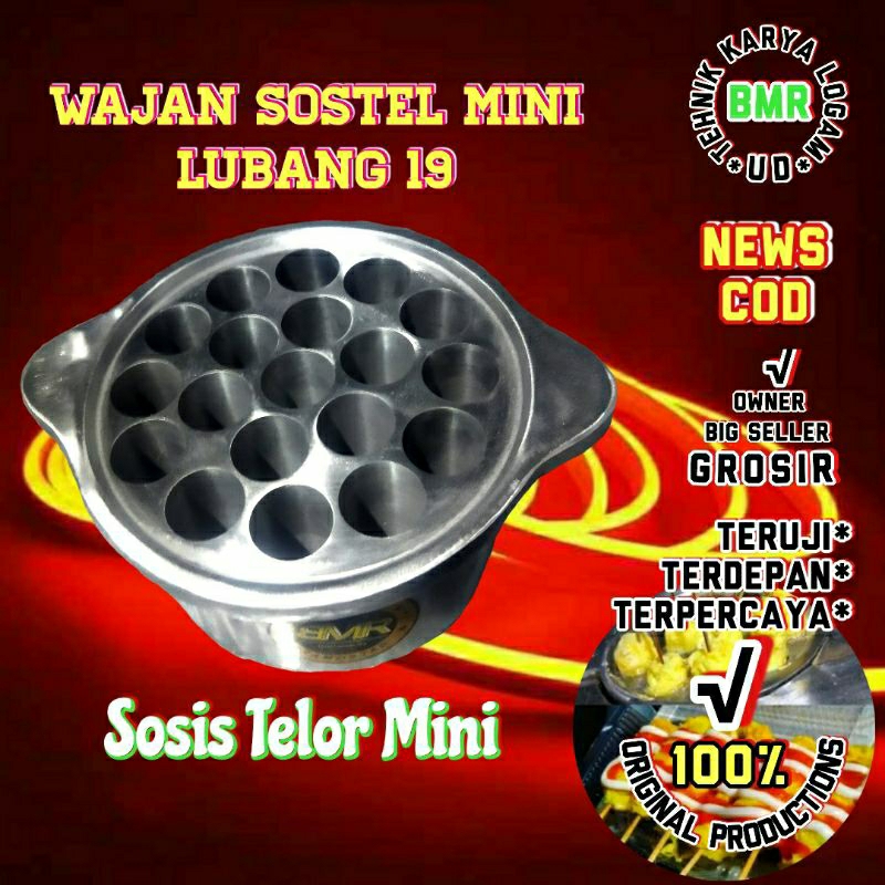 WAJAN SOSTEL MINI PREMIUM LUBANG 19