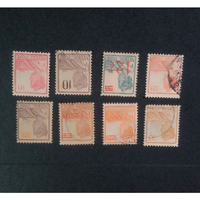 

Koleksi Prangko Kuno 1 Set Wilhelmina 8 Keping Mix