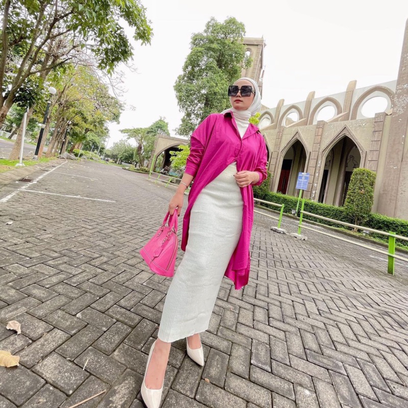 MARELLA MAXI KNIT SKIRT PREMIUM KOREA - ROK SPAN RAJUT TEBAL - ROK PANJANG HIJAB FRIENDLY - ROK KANTORAN - HADIAH / KADO ULTAH WANITA