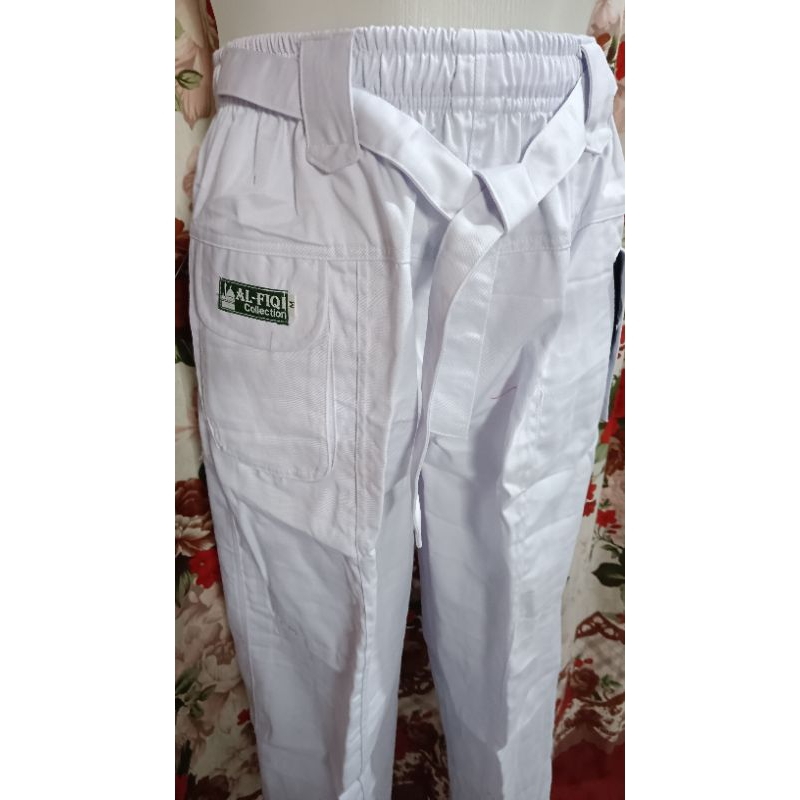 CELANA PANJANG PRIA BERKUALITAS - SIRWAL ALFIQI PUTIH