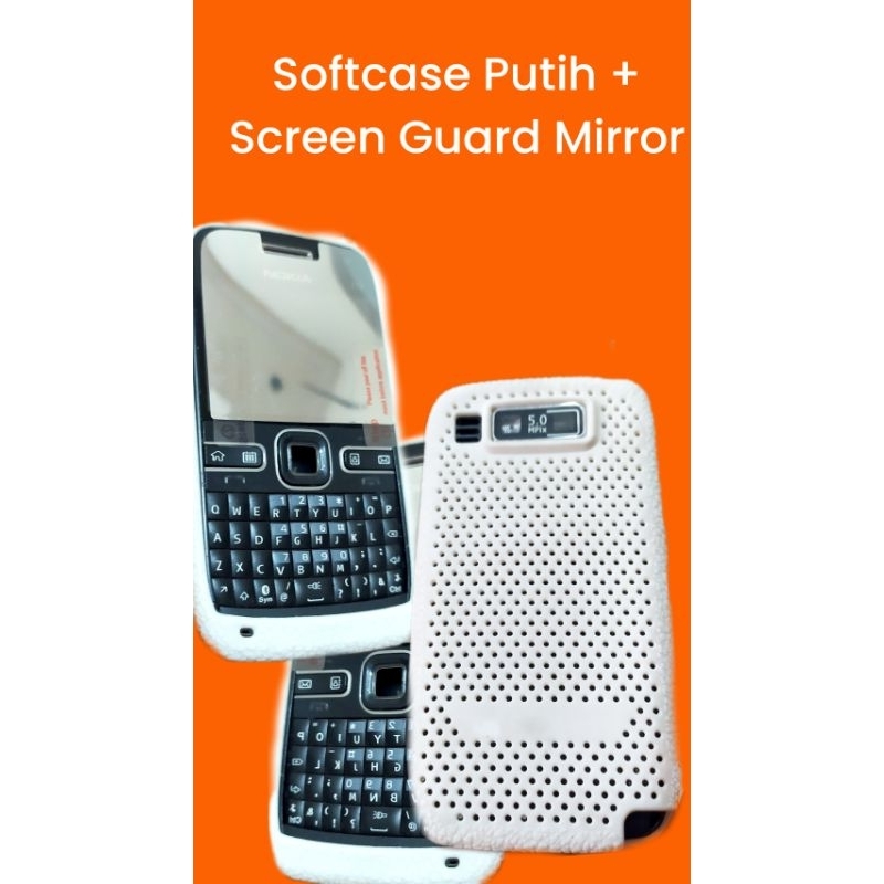 Silicone Case cover Nokia E72 Blue