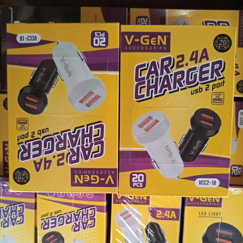 Car Charger V-Gen VCC2-18