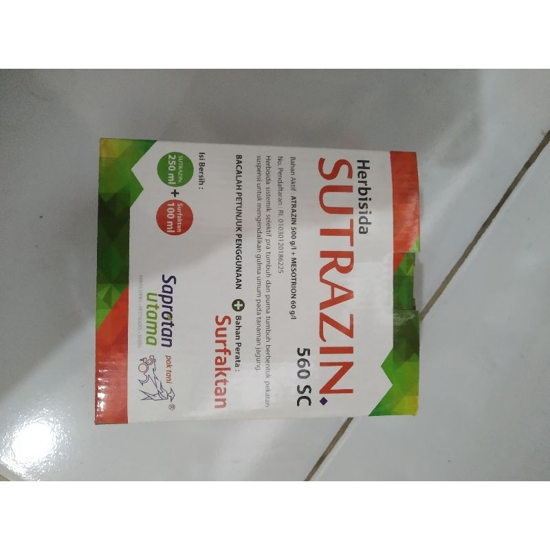 obat pertanian herbisida jagung SUTRAZIN 250ml