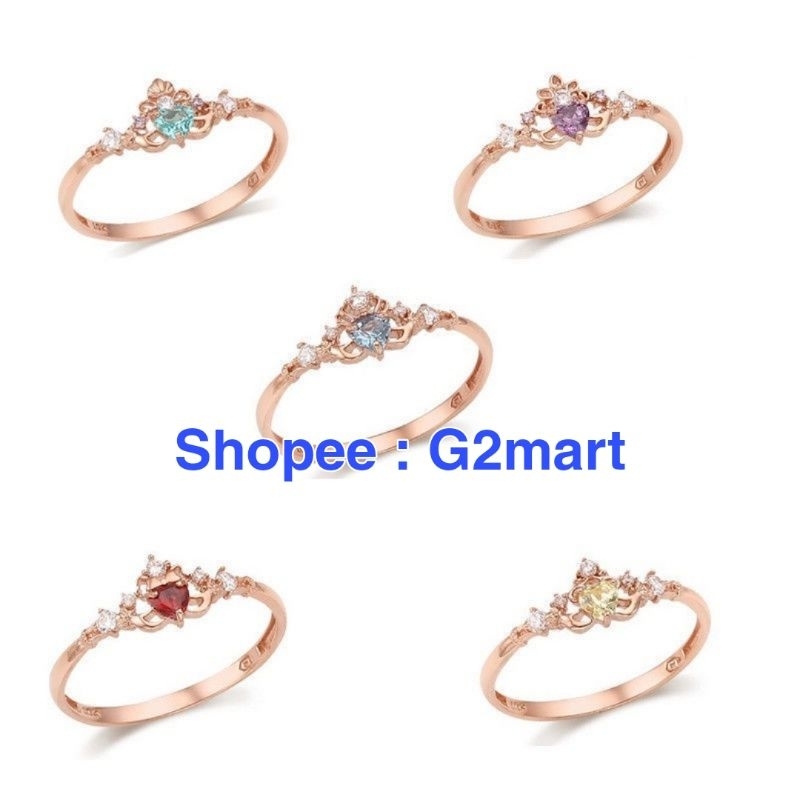 Cincin Disney Princess Diamond Wanita Adjustable