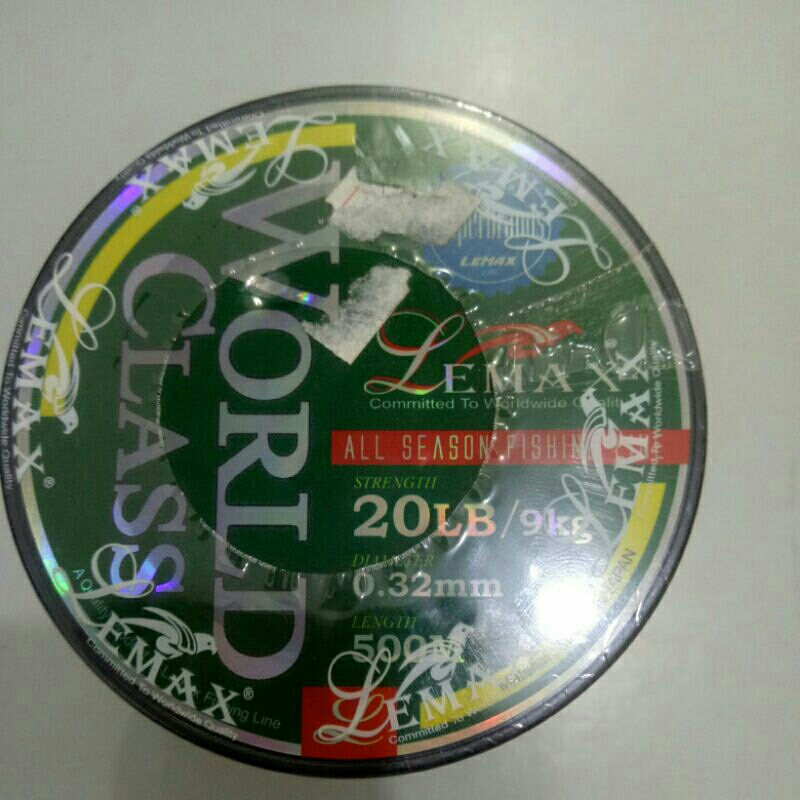 SENAR LEMAX WORLD CLASS 20LB, 0.32mm, 500m