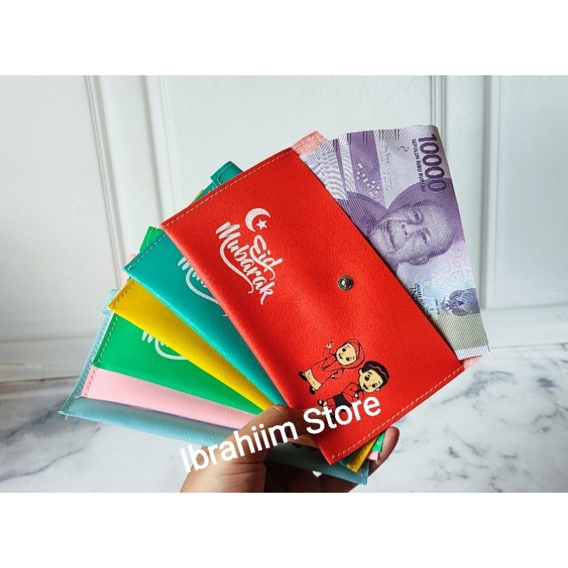 (ISI 12 PCS) DOMPET LEBARAN IDUL FITRI UKURAN SEDANG MURAH / DOMPET UANG KERTAS ANGPAO LEBARAN IDUL FITRI MURAH