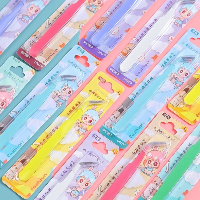 

Macaron Tweezers Penjepit Stiker Sticker Scrapbook Peralatan Journal
