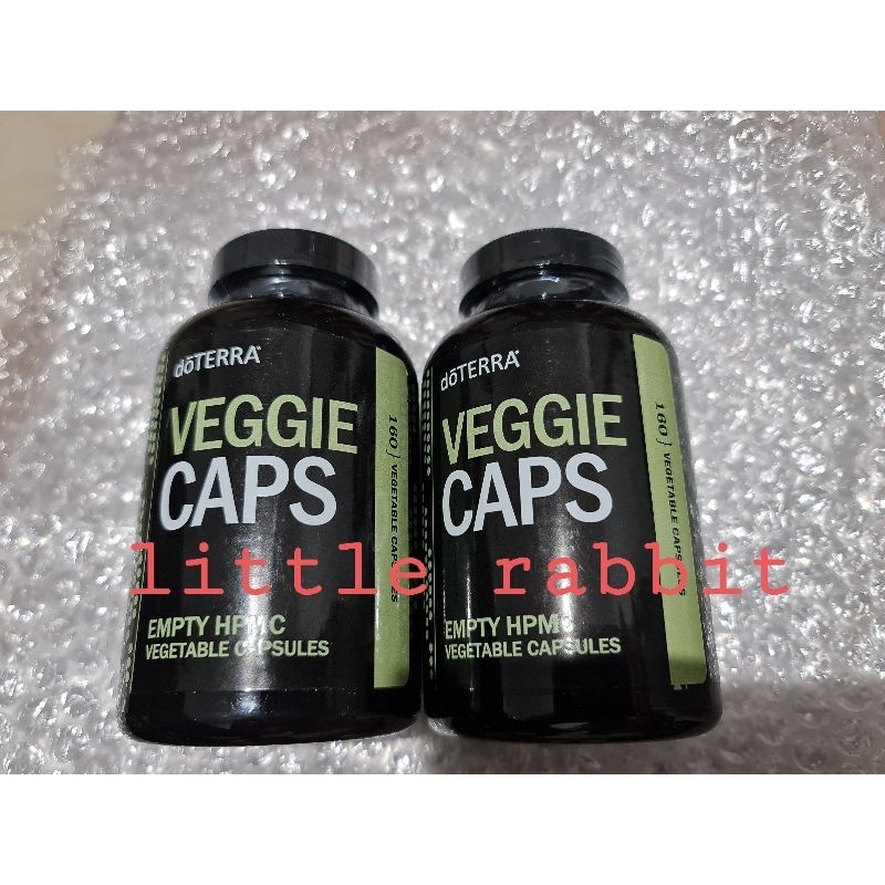 Veggie caps 160 caps capsul kosong minum essential Oil