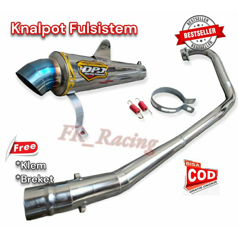 Knalpot racing DPJ Satria FU, Jupiter MX