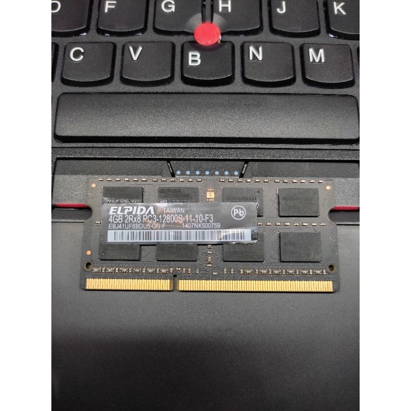 RAM ELPIDA SODIMM LAPTOP DDR3 4GB PC3 - 12800 (SECOND)