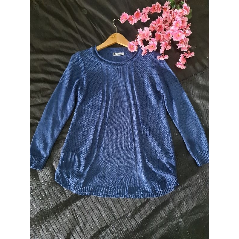 Tunik Rajut, Rajut Kepang Premium, Rajut Premium