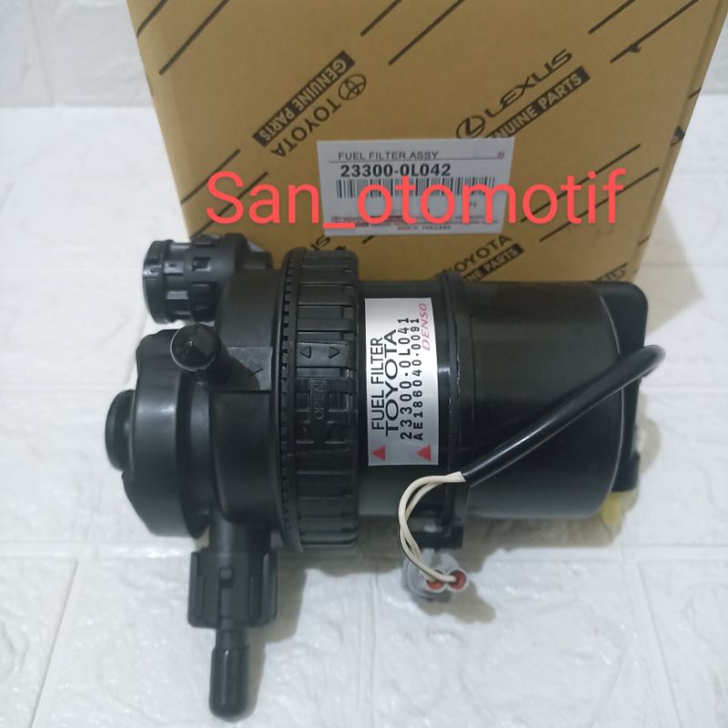 cendimeter / fuel filter rumah pompa solar Innova, Fortuner, Hilux diesel ori