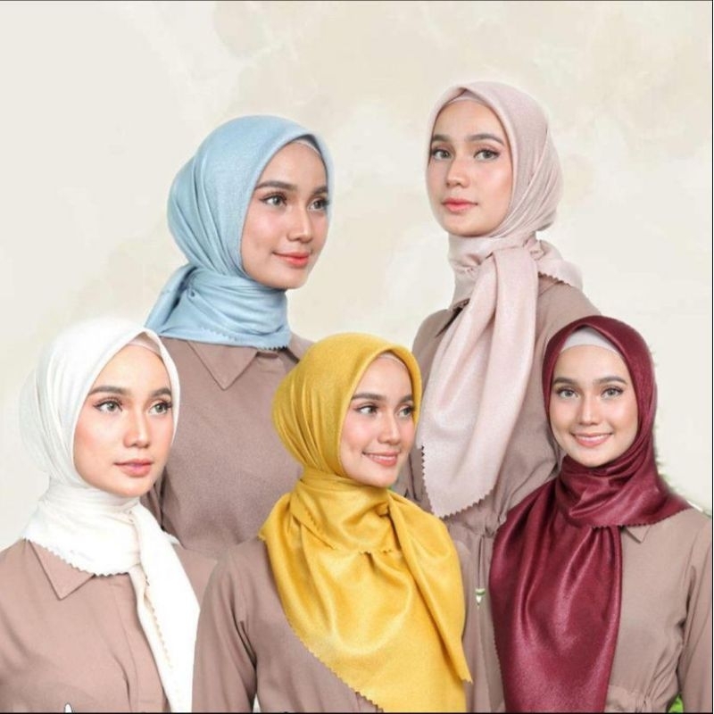 hijab nur sinar LC / hijab segiempat nursinar laser premium