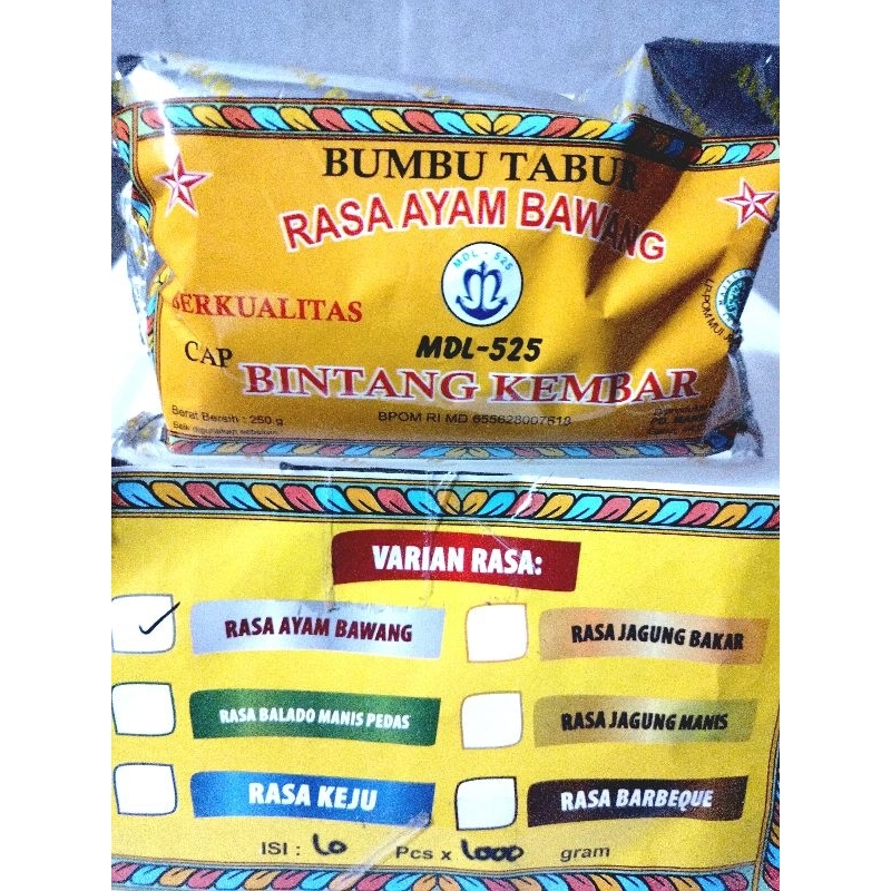 

BUMBU TABUR ATOM BINTANG 250g