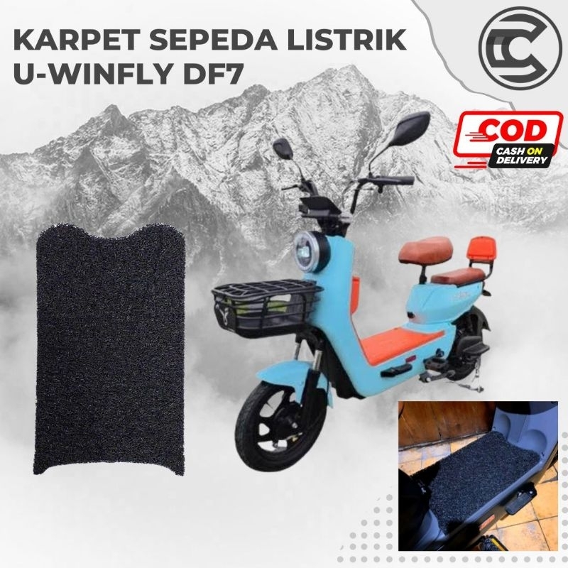 karpet sepeda listrik U Winfly DF 7 / Karpet UWinFly DF7 / Karpet sepeda listrik