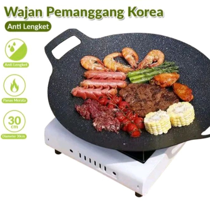 Wajan Pemanggang Batu Medis Anti Lengket