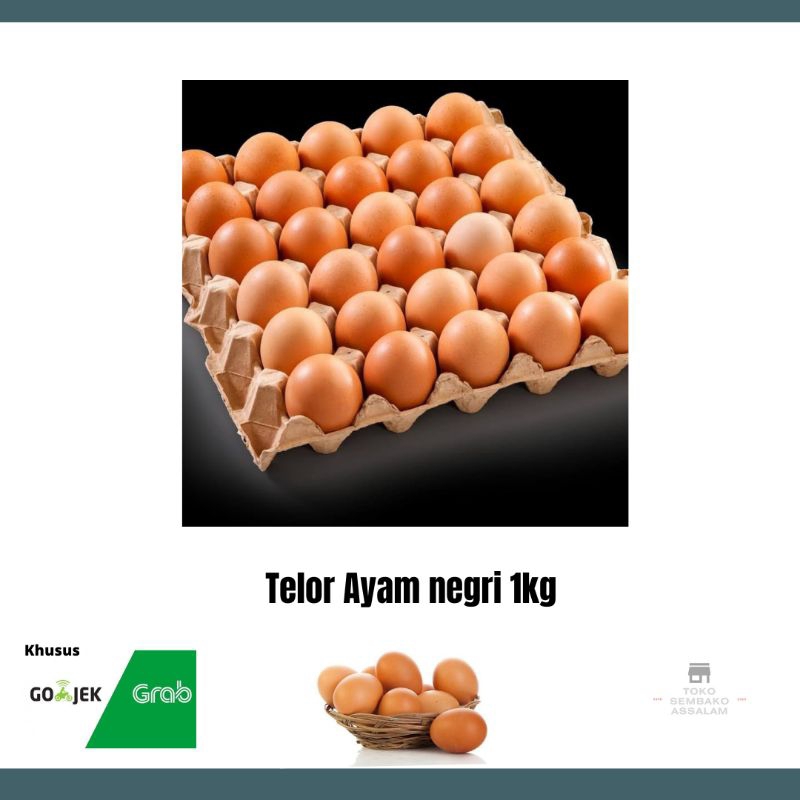 

telor ayam negri 1kg / telur ayam