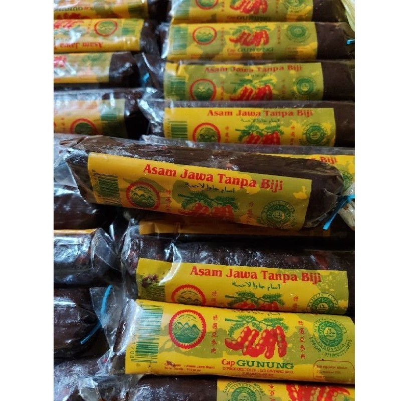 

ASAM JAWA TANPA BIJI CAP GUNUNG 150 GRAM / ASAM JAWA / ASAM JAWA TANPA BIJI