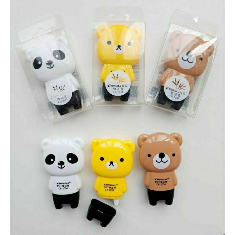 

MYUME.STORE || TIPEX KERTAS TIPE-X BERUANG TIPE X KARAKTER CORRECTION PEN