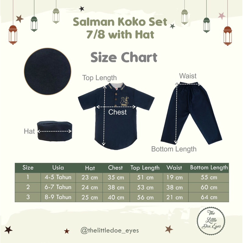 Salman Koko Shortsleeves Set With Hat