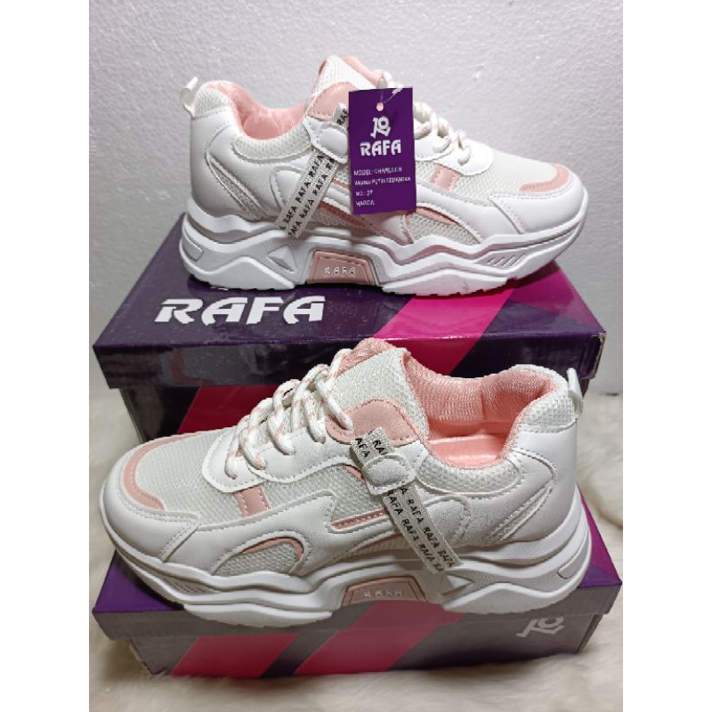 SEPATU RAFA TALI ,SEPATU SPORT IMPORT ,SEPATU CASUAL CEWEK MASA KINI SIZE 37-40