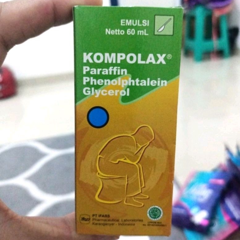 KOMPOLAX Sirup 60 ml (Obat Susah BAB dan Melembekkan Feses)