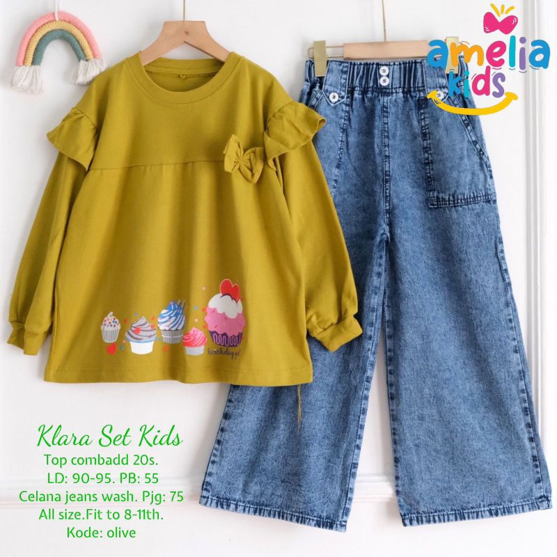 Atasan Bawahan Anak KLARA SET KIDS