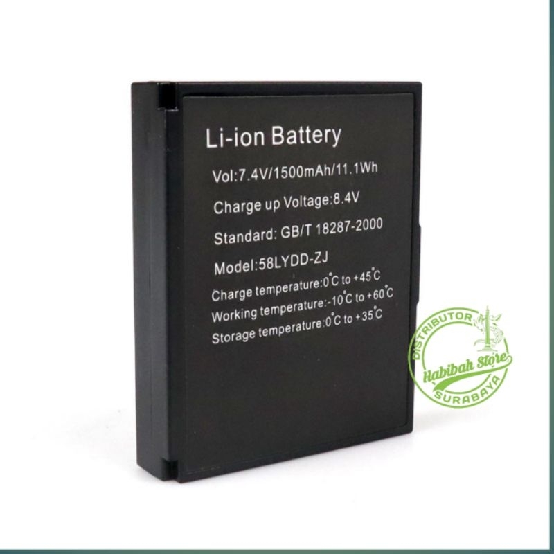 Baterai Printer Zjiang Mini Thermal 5805DD/5802/5807