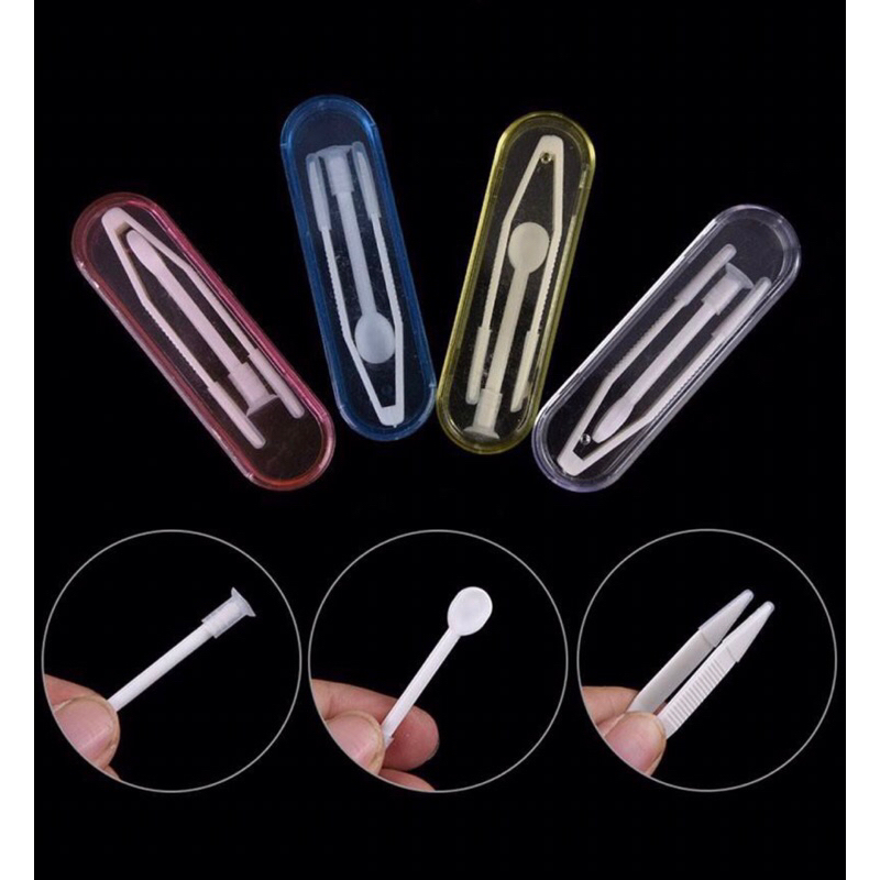 Penjepit Softlens / Capitan Kontak Lens / Jepitan Pencabut Lensa Kontak Mata