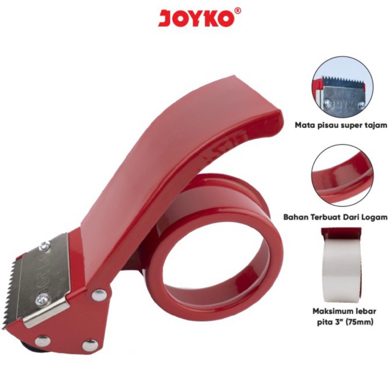 

Tape Cutter Tape Dispenser Pemotong Pita Perekat Joyko TD-2S