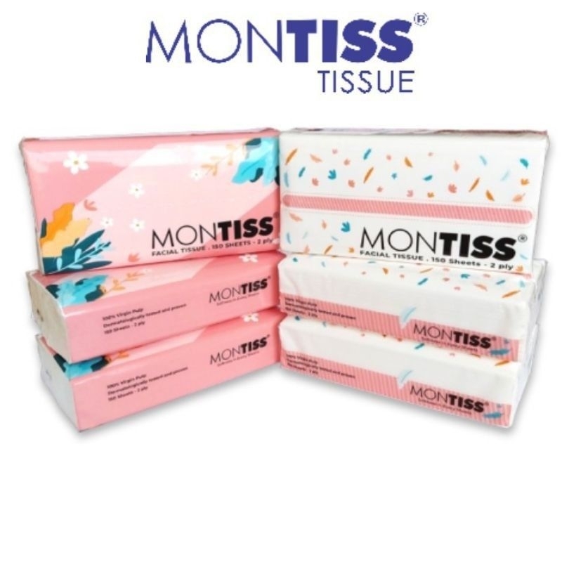 Tissue MONTISS 150 Sheet 2ply Tisu