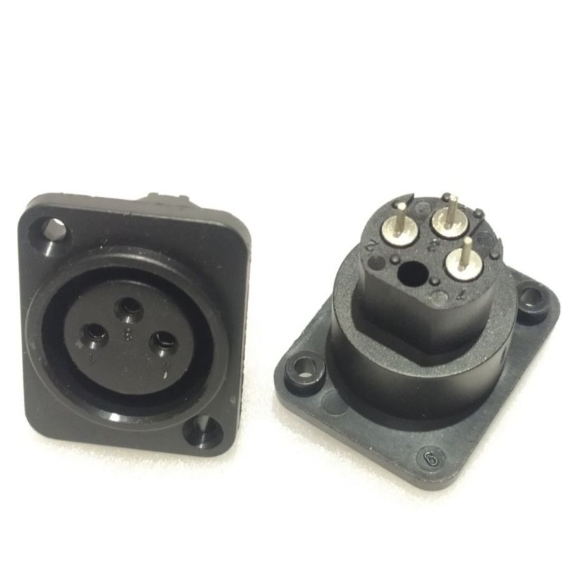 SOKET CANNON BODY. Socket input XLR Cannon female