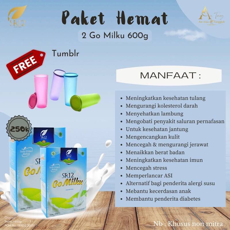 

GO MILKU SUSU KAMBING ETAWA SR12