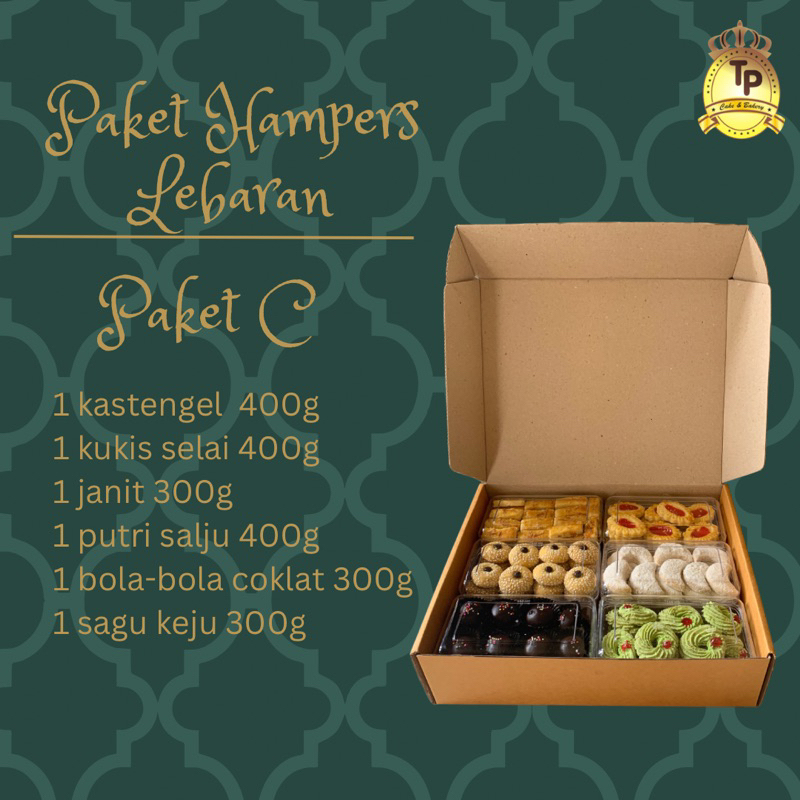 

HAMPERS KUE KERING LEBARAN PAKET C -- TIGA PUTRI