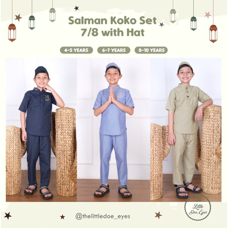 Salman Koko Shortsleeves Set With Hat