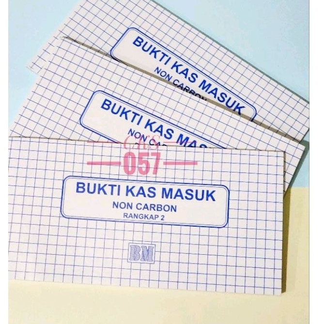 

Bukti Kas Masuk NCR 2 Ply (2 Rangkap)