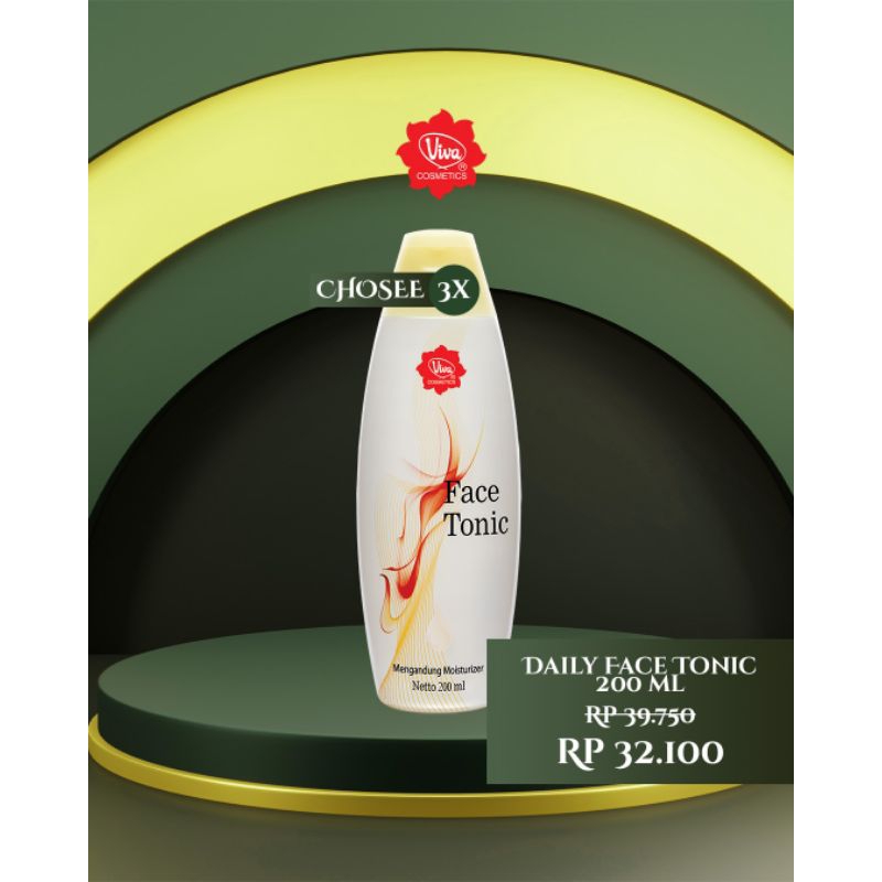 Paket 3 Viva Face Tonic 200ml