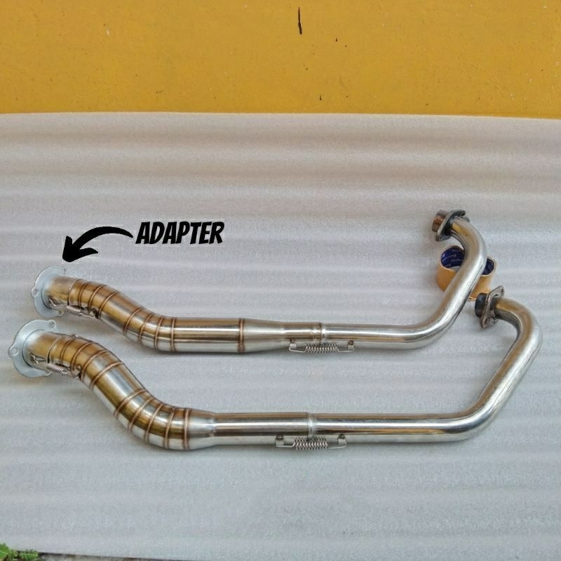 leher knalpot satria fu pnp silincer standar original - pipa leher knalpot satria Fu 150
