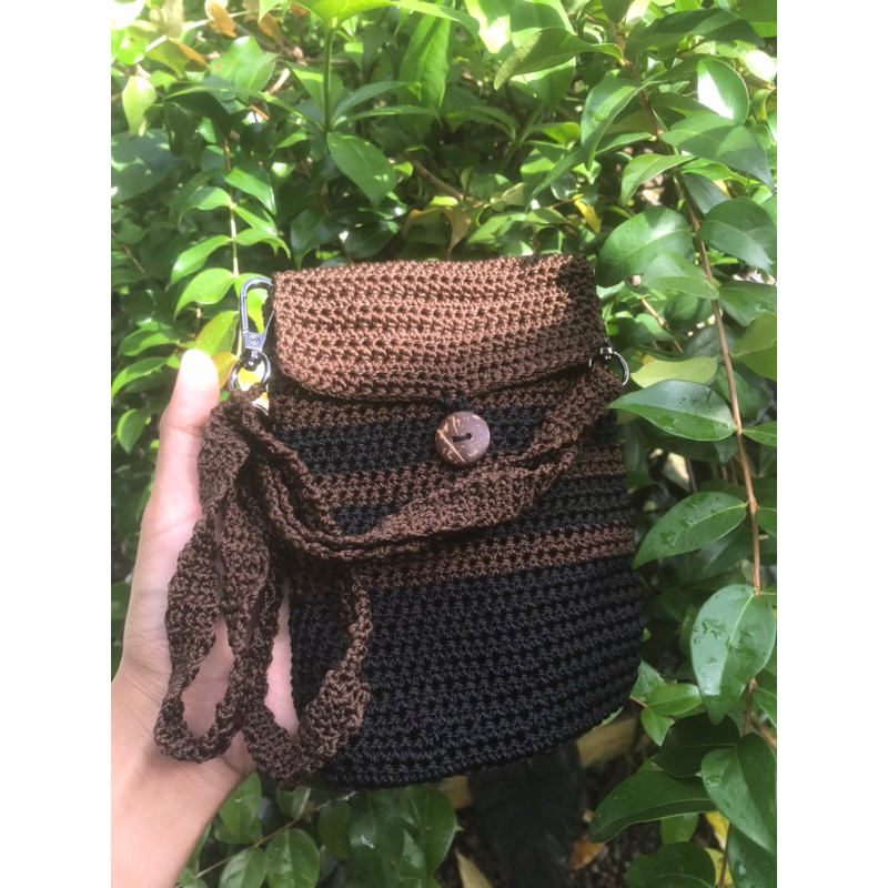 MINI BACKPACK, TAS MINI RAJUT, CROCHET