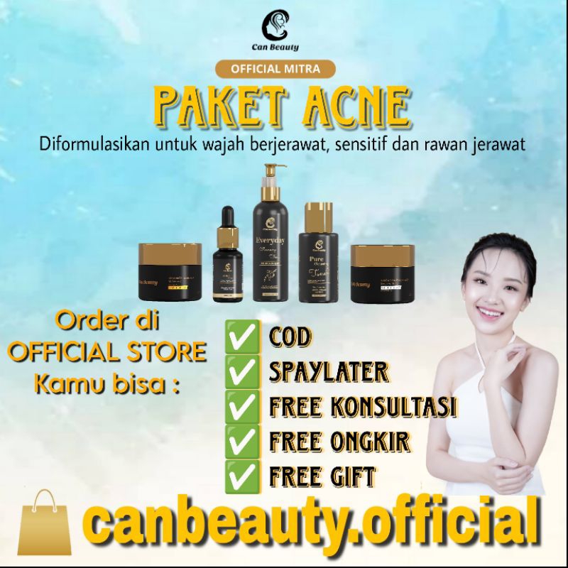 Paket Wajah Acne - Paket Acne - CAN BEAUTY OFFICIAL - Skincare BPOM