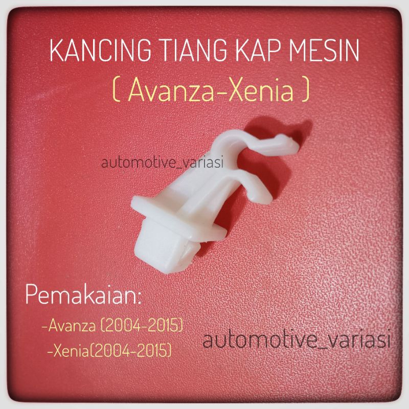 Kancing Dudukan Tiang Kap Mesin Avanza Xenia 2004 2015 Kancing Pegangan Tiang Kap Mesin Avanza Xenia