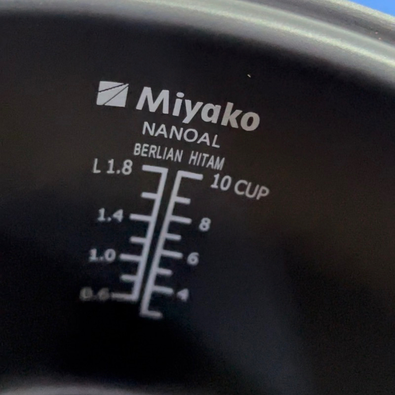 Panci Magic Com Miyako Original Teflon Rice Cooker miyako Ukuran 0.6L 606 Panci teflon Magic Com Miyako Nanoal 0,6liter / Panci Rice Cooker MCM 606 Original 0.6 L